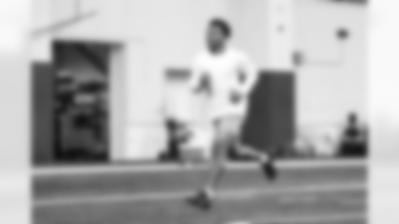 Detroit Lions defensive back Brian Branch (32) during offseason workouts at the Meijer Performance Center on April 28, 2025 in Allen Park, Mich. (Jeff Nguyen/Detroit Lions)