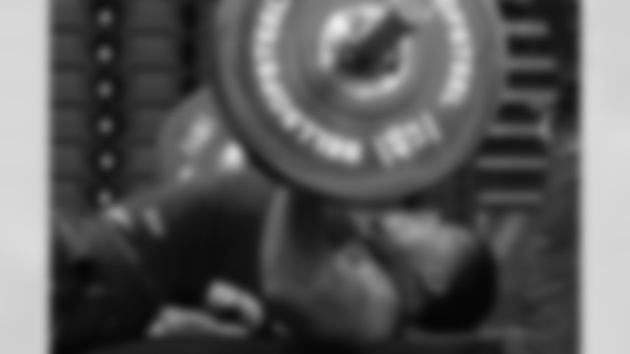 Missouri linebacker Josiah Trotter (26) goes through drills and testing at the NFL football scouting combine in Indianapolis, Friday, Feb. 27, 2026. (AP Photo/Eric Gay)