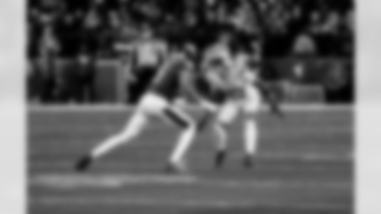 Detroit Lions cornerback Arthur Maulet (27) during an NFL football game against the Philadelphia Eagles on Sunday, Nov. 16, 2025 in Philadelphia. (Jeff Nguyen/Detroit Lions via AP)