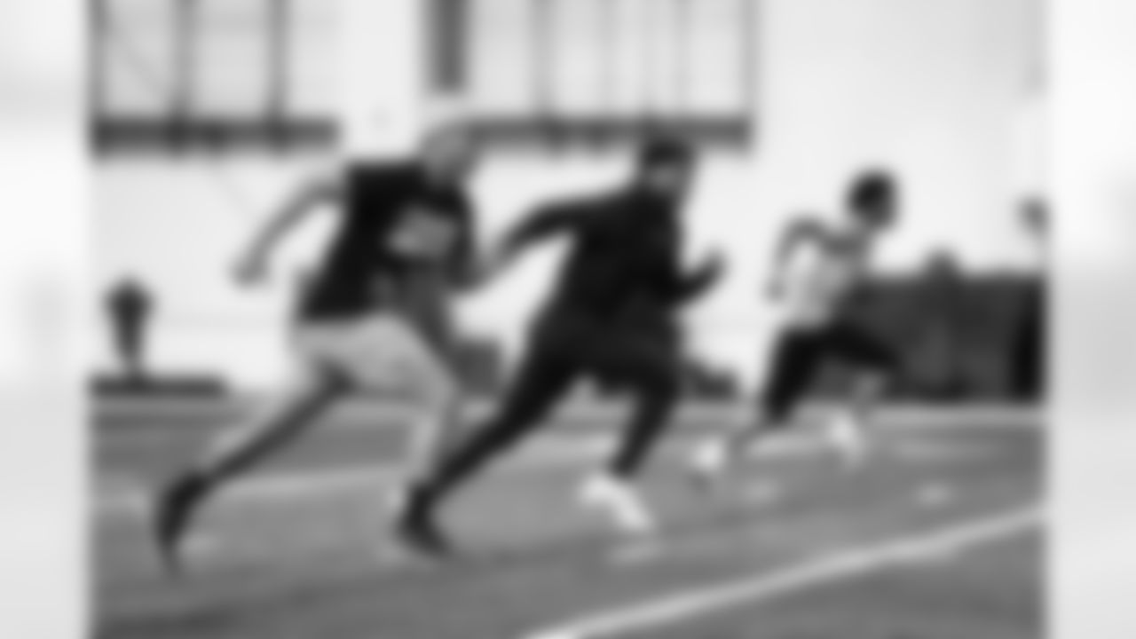 Detroit Lions wide receiver Kalif Raymond (11) during offseason workouts at the Meijer Performance Center on May 1, 2025 in Allen Park, Mich. (Jeff Nguyen/Detroit Lions)