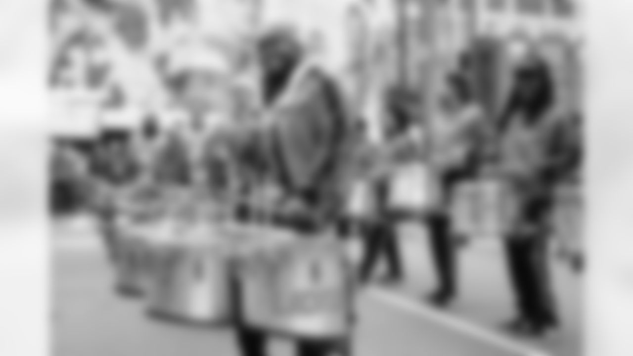 Detroit Lions Honolulu Boom performs before an NFL football game against the Green Bay Packers on Thursday, Nov. 27, 2025 in Detroit. (Mike Ferdinande/Detroit Lions)