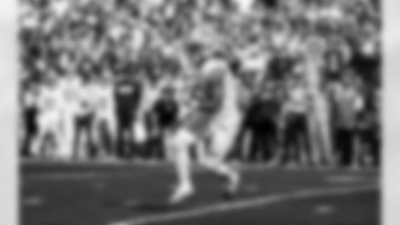 Detroit Lions running back Jahmyr Gibbs (0) during an NFL football game against the Green Bay Packers on Sunday, Sept. 7, 2025, in Green Bay, Wis. (Jeff Nguyen/Detroit Lions via AP)