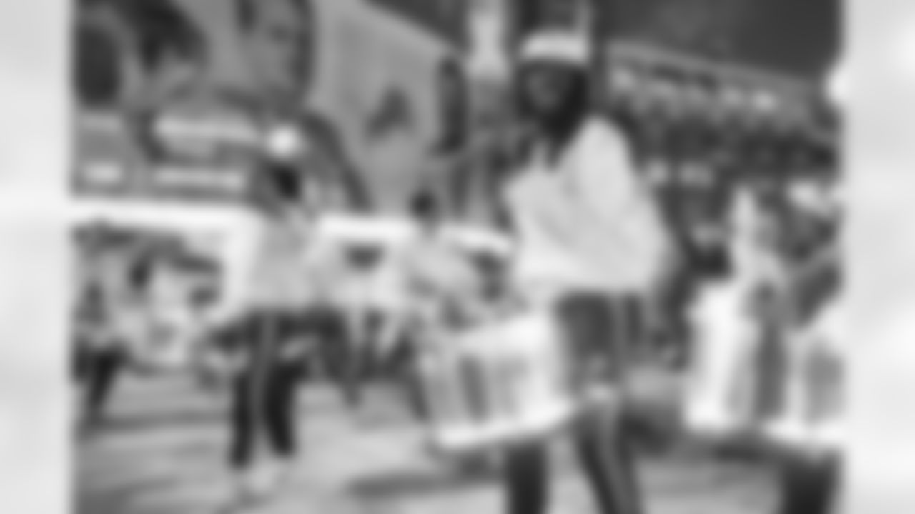 Detroit Lions Honolulu Boom performs before an NFL football game against the Dallas Cowboys on Thursday, Dec. 4, 2025 in Detroit. (Mike Ferdinande/Detroit Lions)