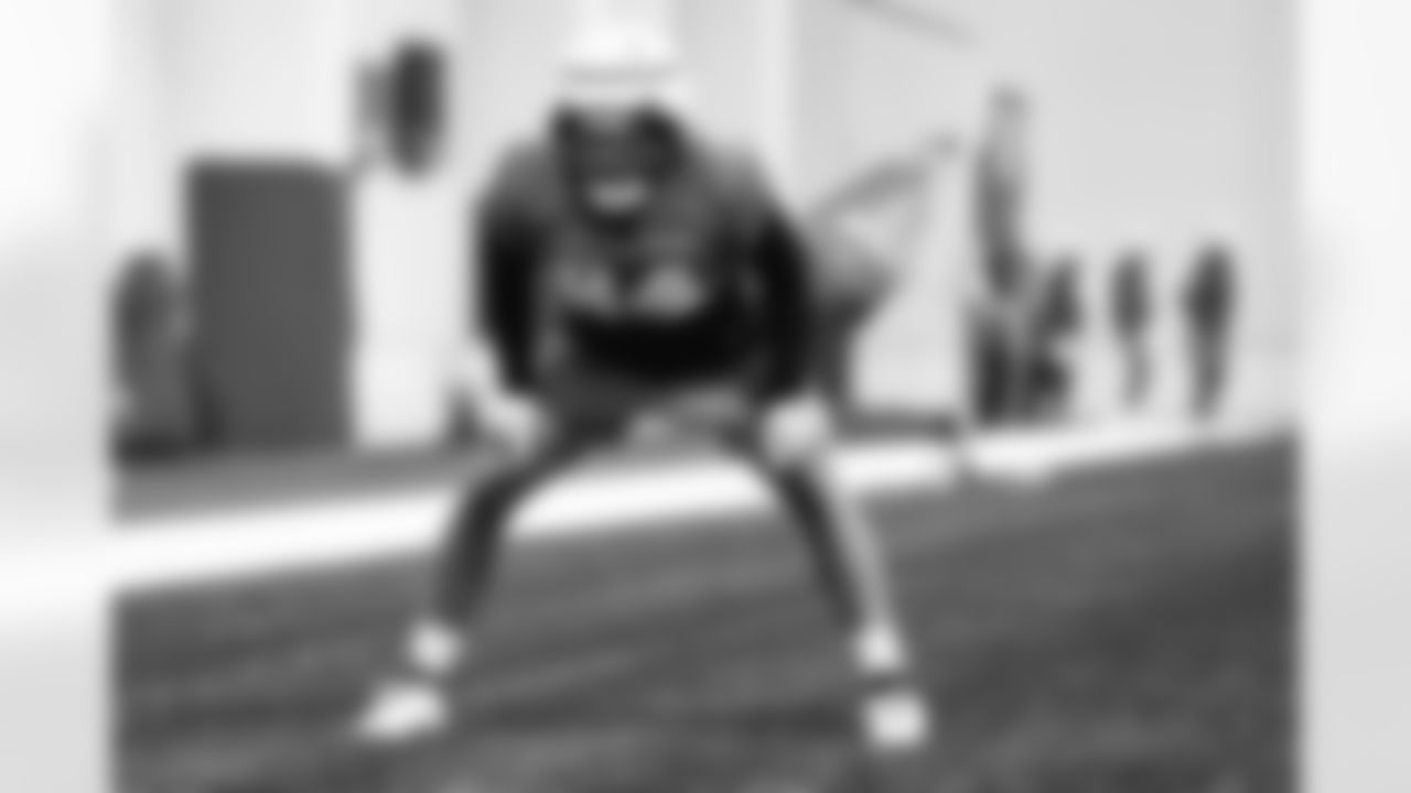 Detroit Lions tight end Shane Zylstra (84) during practice at the Meijer Performance Center in Allen Park, MI on December 11, 2024. (Josh Mandujano/Detroit Lions via AP)