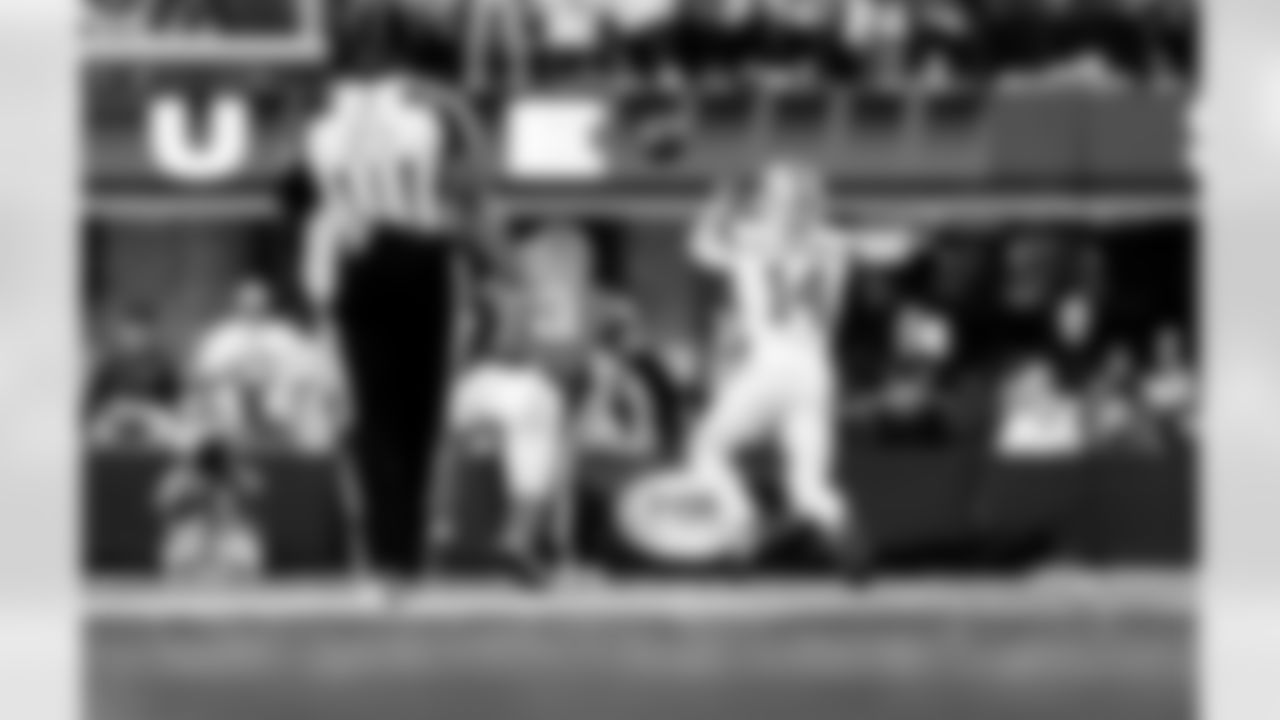 Detroit Lions wide receiver Amon-Ra St. Brown (14) during an NFL football game against the Los Angeles Rams on Sunday, Dec. 14, 2025 in Inglewood, Calif. (Jeff Nguyen/Detroit Lions via AP)