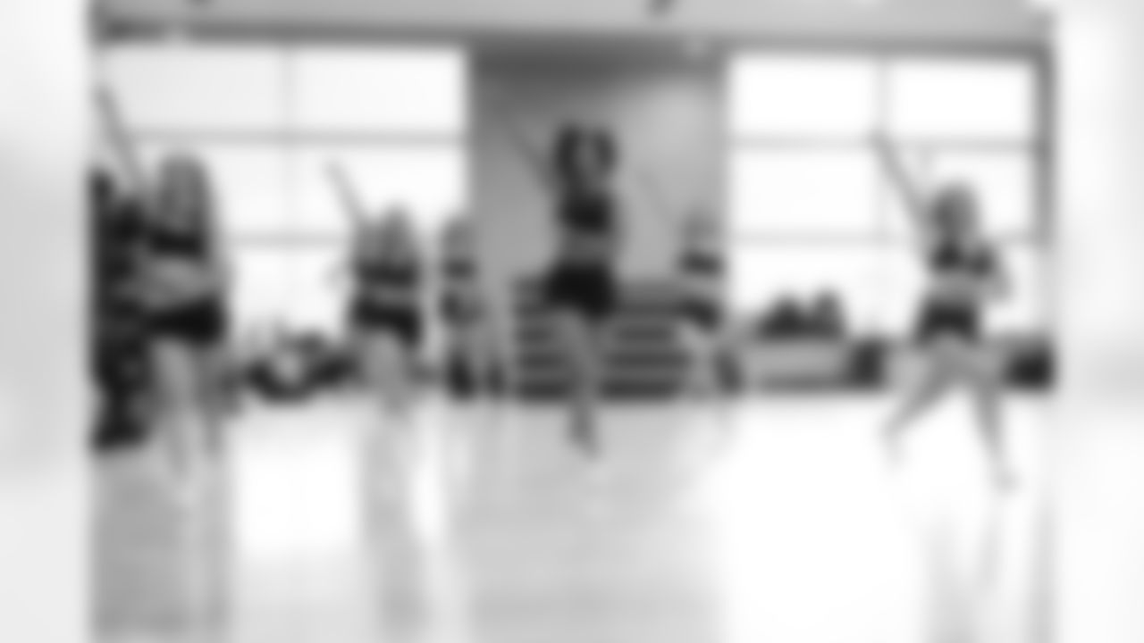 Contestants perform during the Detroit Lions Cheerleaders final look auditions at Lifetime Fitness on May 12, 2025 in Bloomfield Hills, Mich. (Mike Ferdinande/Detroit Lions)