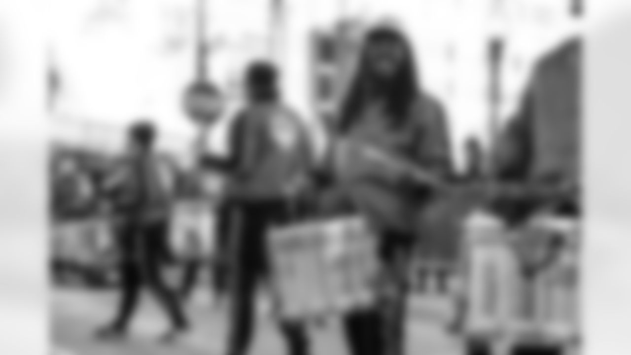 Detroit Lions Honolulu Boom performs before an NFL football game against the Pittsburgh Steelers on Sunday, Dec. 21, 2025 in Detroit. (Mike Ferdinande/Detroit Lions)