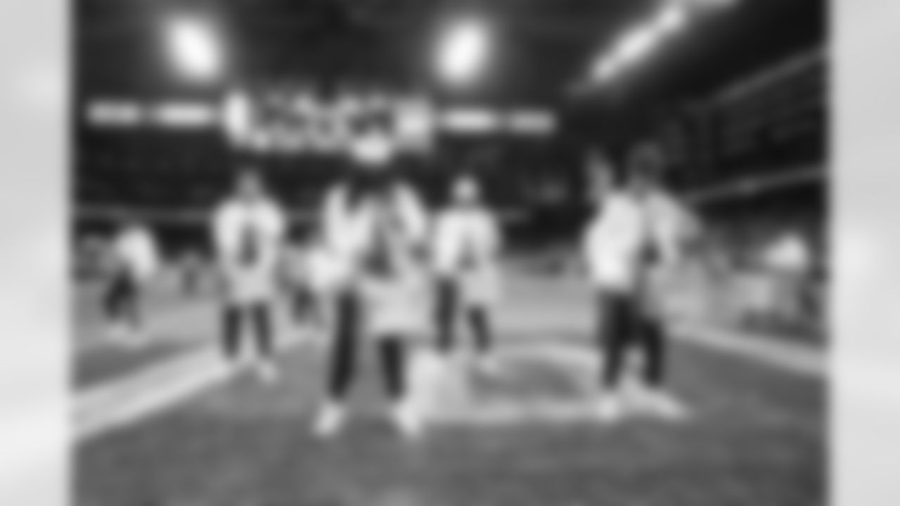 Detroit Lions Honolulu Boom performs during an NFL football game against the Dallas Cowboys on Thursday, Dec. 4, 2025 in Detroit. (Mike Ferdinande/Detroit Lions)