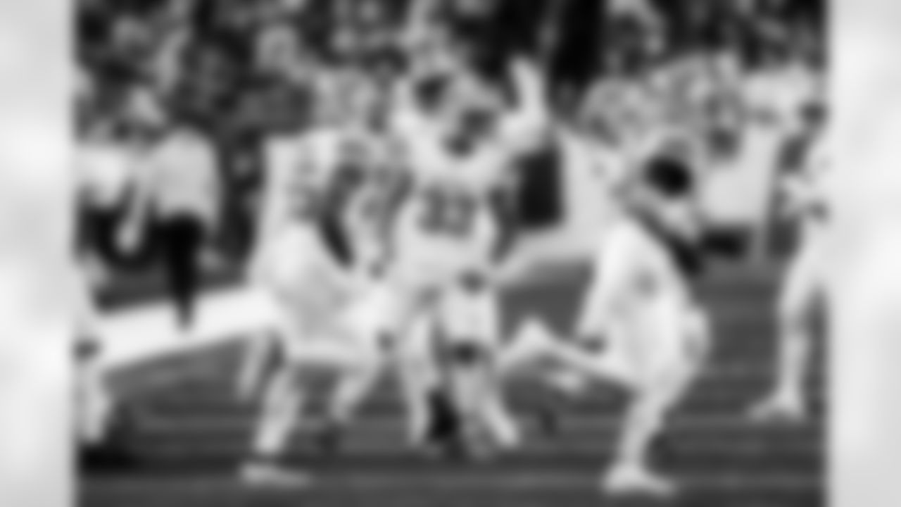 Detroit Lions running back Sione Vaki (33) during an NFL football game against the Dallas Cowboys on Thursday, Dec. 4, 2025 in Detroit. (Jeff Nguyen/Detroit Lions via AP)