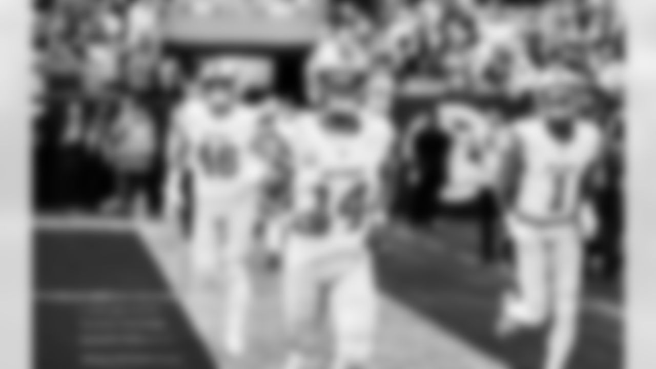 Detroit Lions wide receiver Amon-Ra St. Brown (14) before an NFL football game against the Washington Commanders on Sunday, Nov. 9, 2025 in Landover, Md. (Jeff Nguyen/Detroit Lions via AP)