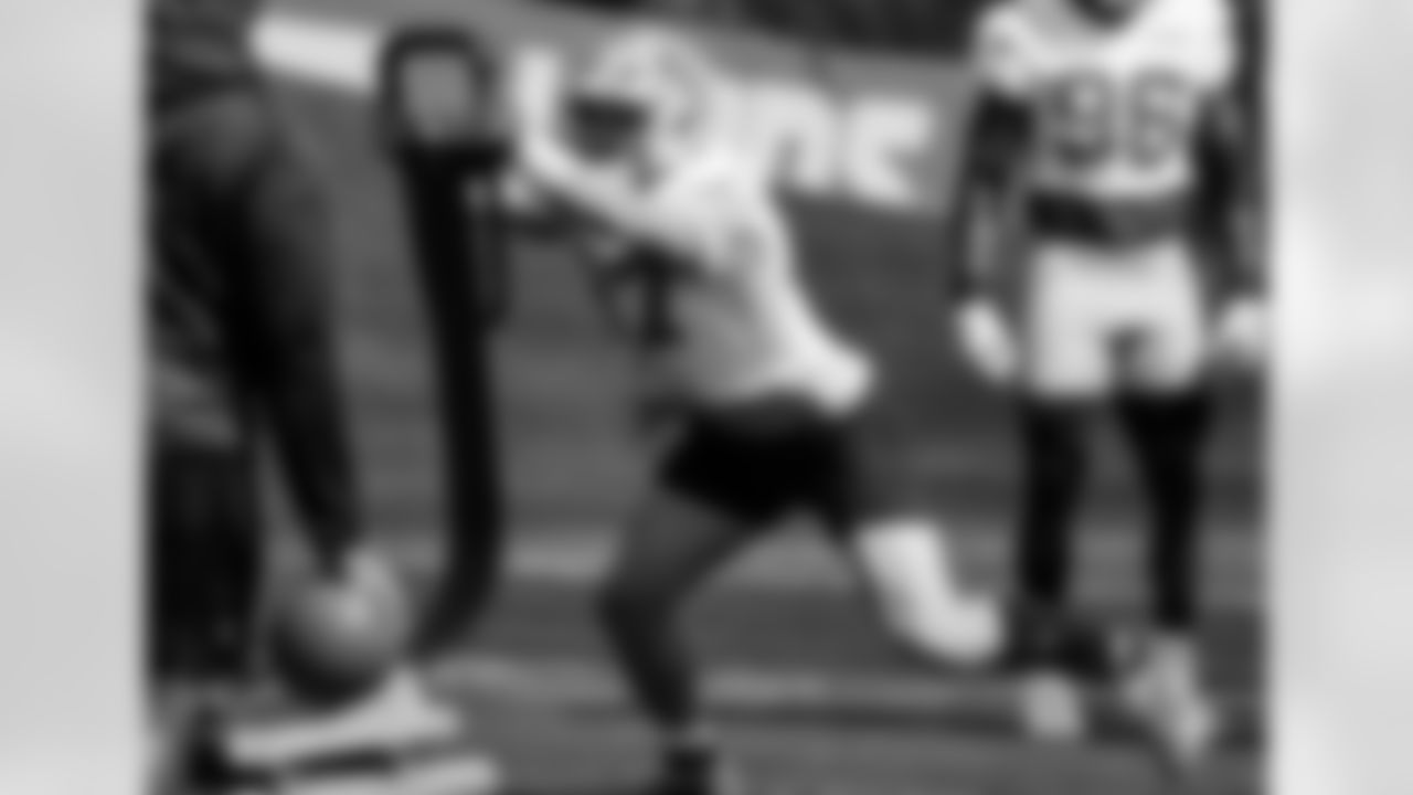 Detroit Lions edge rusher Aidan Hutchinson (97) during practice at the Meijer Performance Center on Sept. 5, 2025 in Allen Park, Mich. (Jeff Nguyen/Detroit Lions)