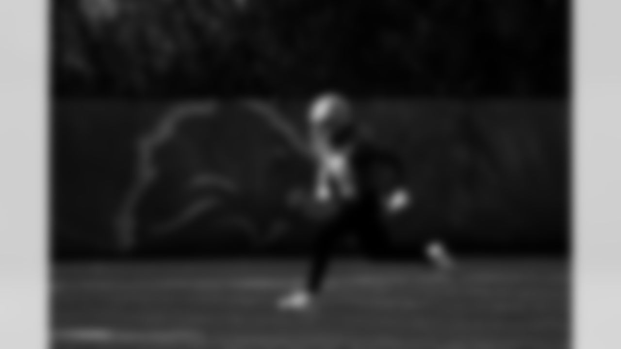 Detroit Lions wide receiver Isaac TeSlaa (18) during practice at the Meijer Performance Center on Nov. 6, 2025 in Allen Park, Mich. (Jeff Nguyen/Detroit Lions)