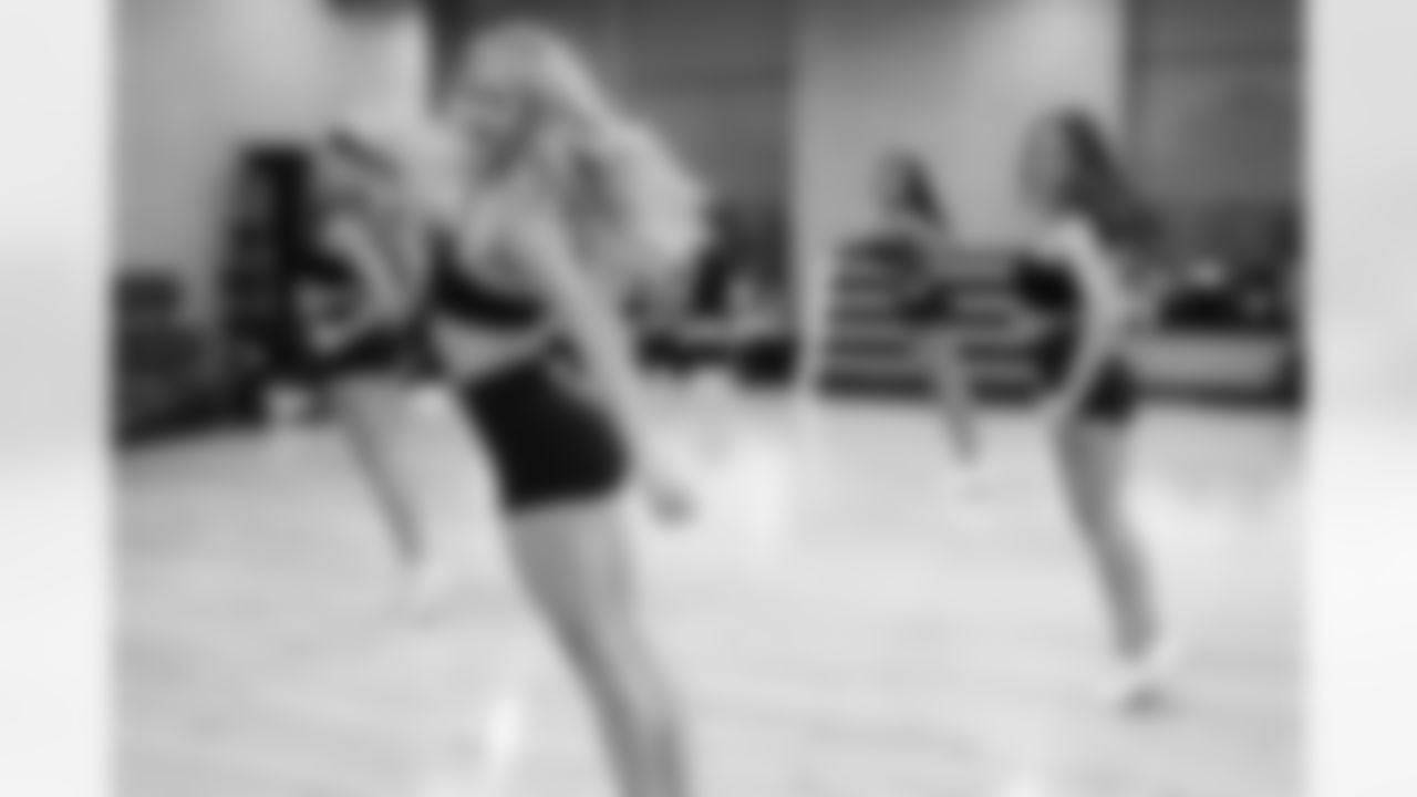Contestants perform during the Detroit Lions Cheerleaders final look auditions at Lifetime Fitness on May 12, 2025 in Bloomfield Hills, Mich. (Mike Ferdinande/Detroit Lions)