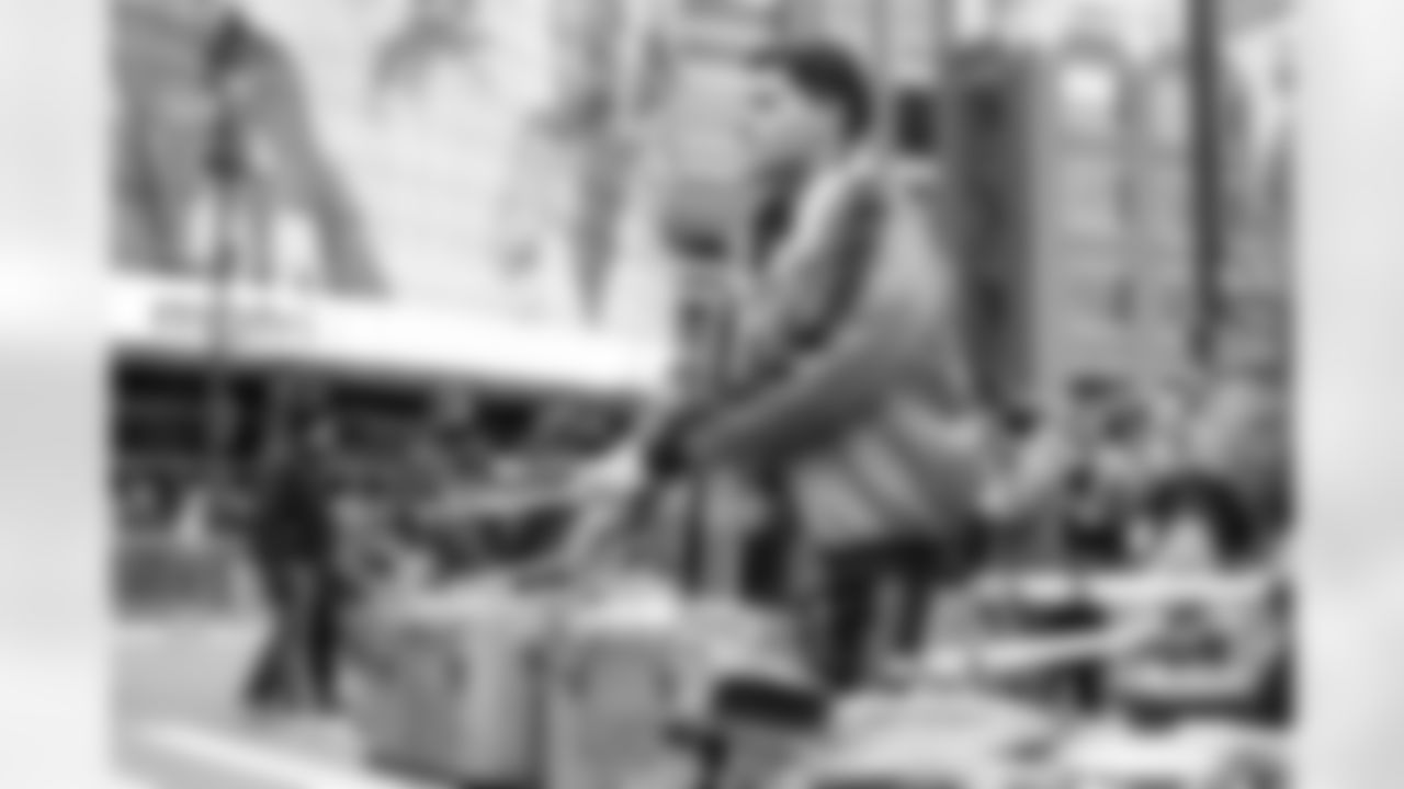 Detroit Lions Honolulu Boom performs before an NFL football game against the Green Bay Packers on Thursday, Nov. 27, 2025 in Detroit. (Mike Ferdinande/Detroit Lions)