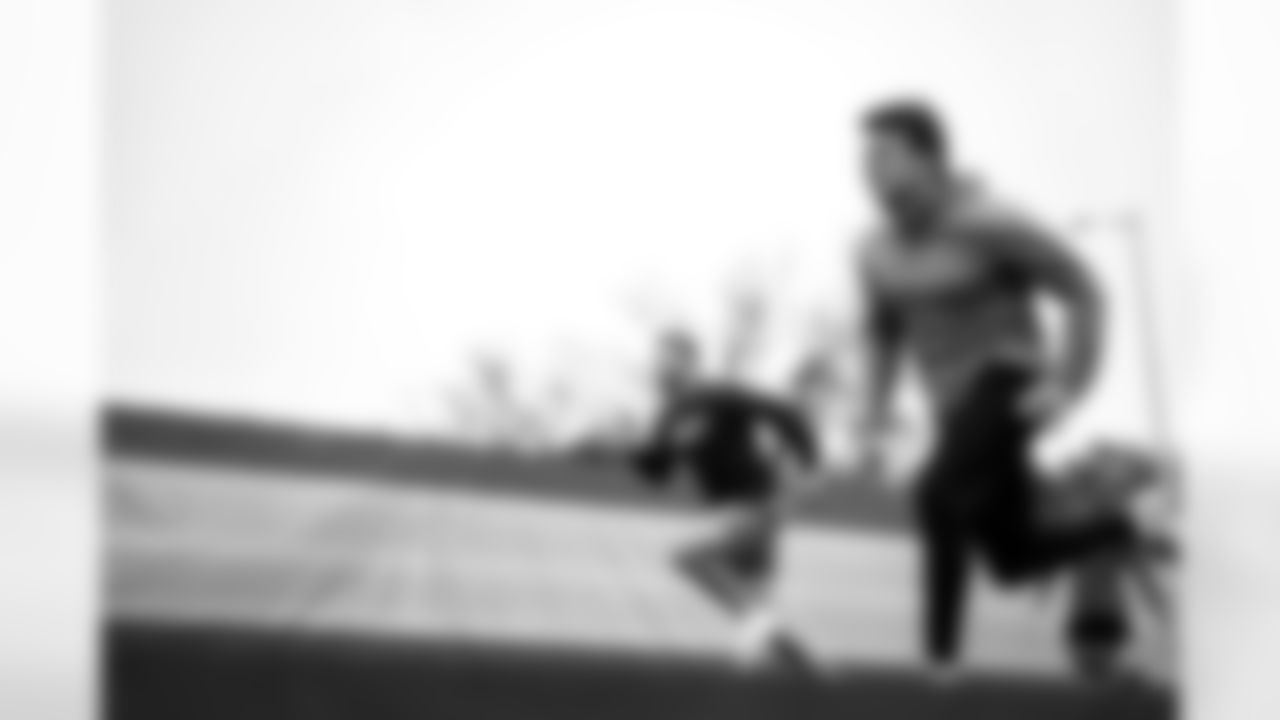 Detroit Lions tight end Brock Wright (89) during offseason workouts at the Meijer Performance Center on May 5, 2025 in Allen Park, Mich. (Jeff Nguyen/Detroit Lions)