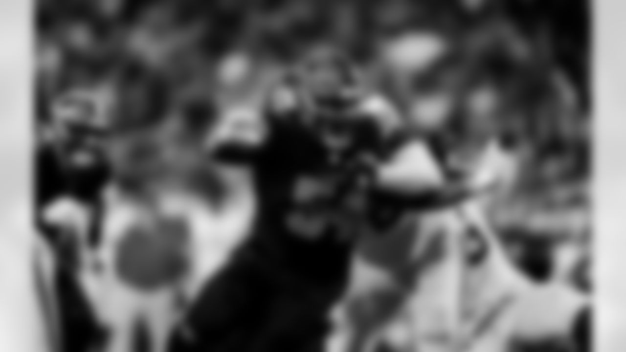 Detroit Lions defensive lineman Alim McNeill (54) during an NFL football game against the New York Giants on Sunday, Nov. 23, 2025 in Detroit. (Jeff Nguyen/Detroit Lions via AP)