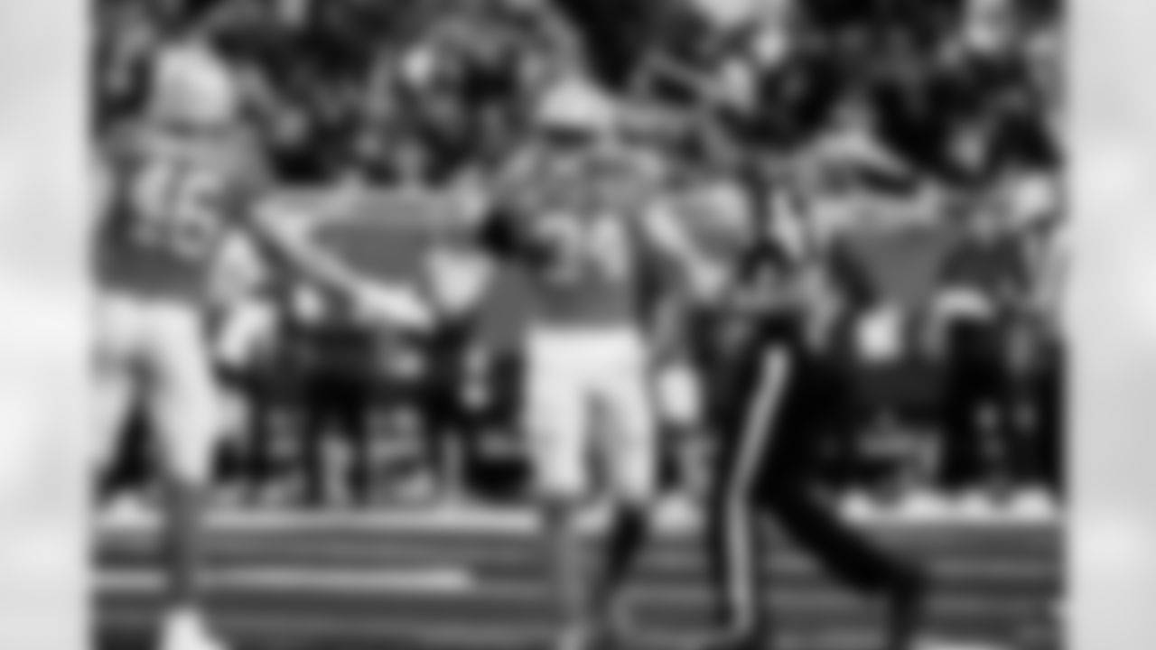 Detroit Lions linebacker Alex Anzalone (34) during an NFL football game against the Green Bay Packers on Thursday, Nov. 27, 2025 in Detroit. (Jeff Nguyen/Detroit Lions via AP)