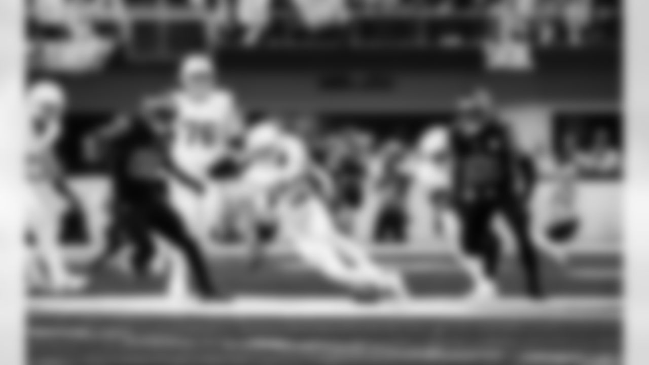 Detroit Lions edge rusher Aidan Hutchinson (97) sacks Minnesota Vikings quarterback Max Brosmer (12) during an NFL football game against the Minnesota Vikings on Thursday, Dec. 25, 2025 in Minneapolis. (Jeff Nguyen/Detroit Lions via AP)