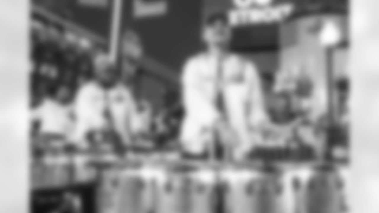 Detroit Lions Honolulu Boom performs before an NFL football game against the Dallas Cowboys on Thursday, Dec. 4, 2025 in Detroit. (Mike Ferdinande/Detroit Lions)