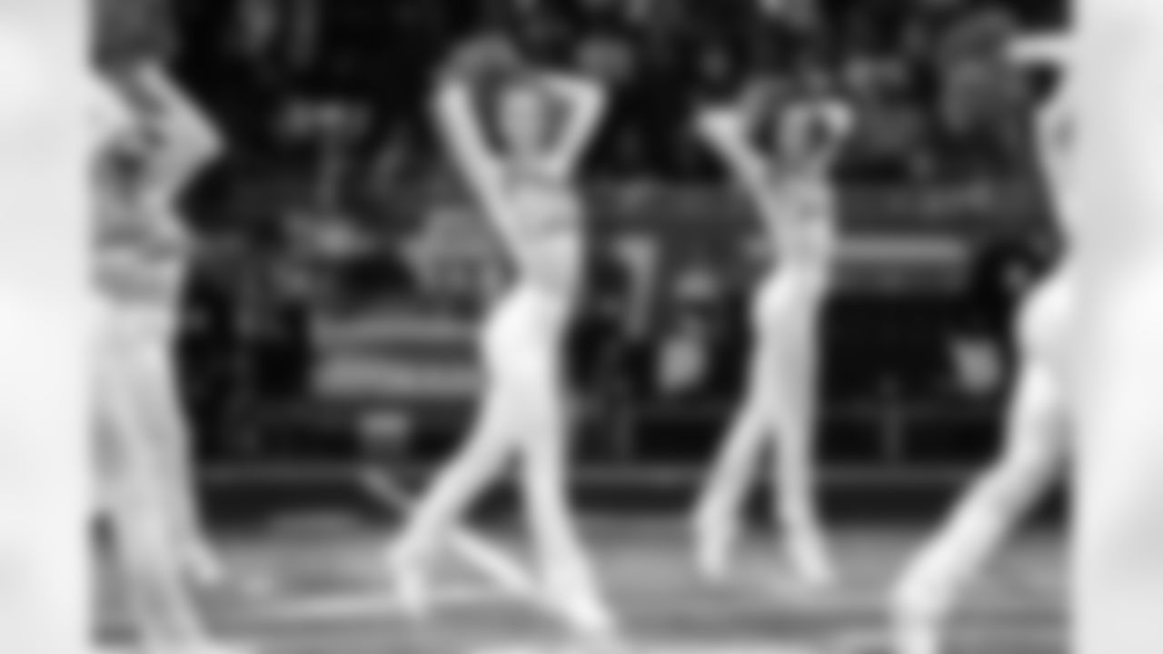 Detroit Lions Cheerleaders perform before an NFL football game against the Pittsburgh Steelers on Sunday, Dec. 21, 2025 in Detroit. (Mike Ferdinande/Detroit Lions)