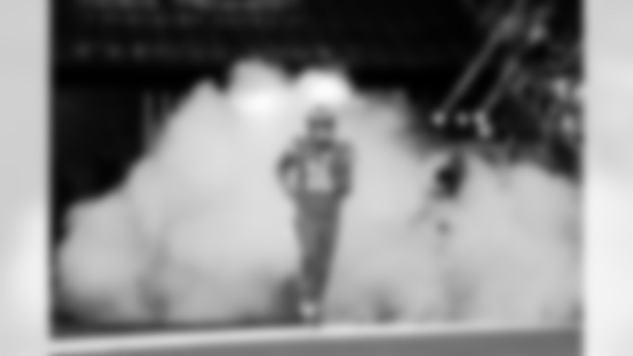 Detroit Lions quarterback Jared Goff (16) before an NFL football game against the Chicago Bears on Sunday, Sept. 14, 2025 in Detroit. (Jeff Nguyen/Detroit Lions via AP)