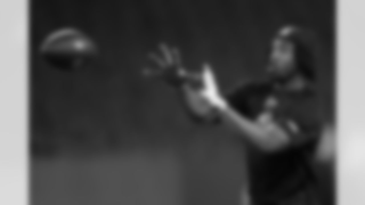 Indiana defensive back Louis Moore (41) runs a drill at the NFL football scouting combine in Indianapolis, Friday, Feb. 27, 2026. (AP Photo/Julio Cortez)