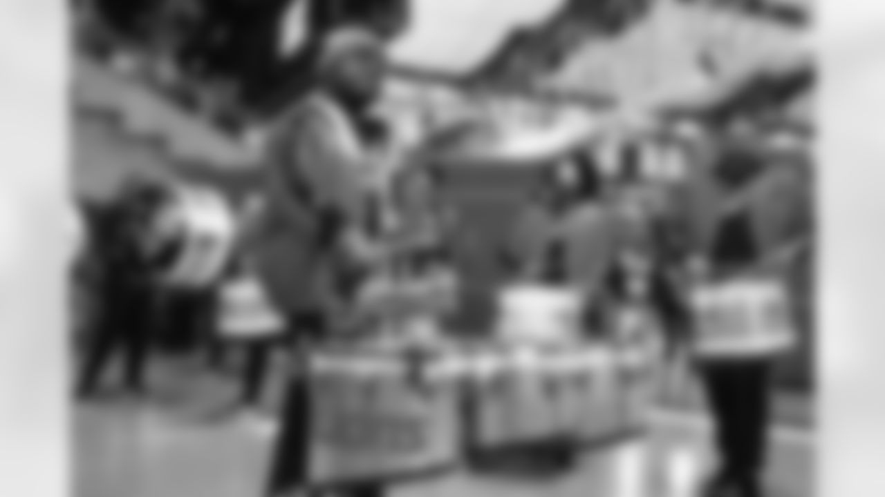 Detroit Lions Honolulu Boom performs before an NFL football game against the Pittsburgh Steelers on Sunday, Dec. 21, 2025 in Detroit. (Mike Ferdinande/Detroit Lions)