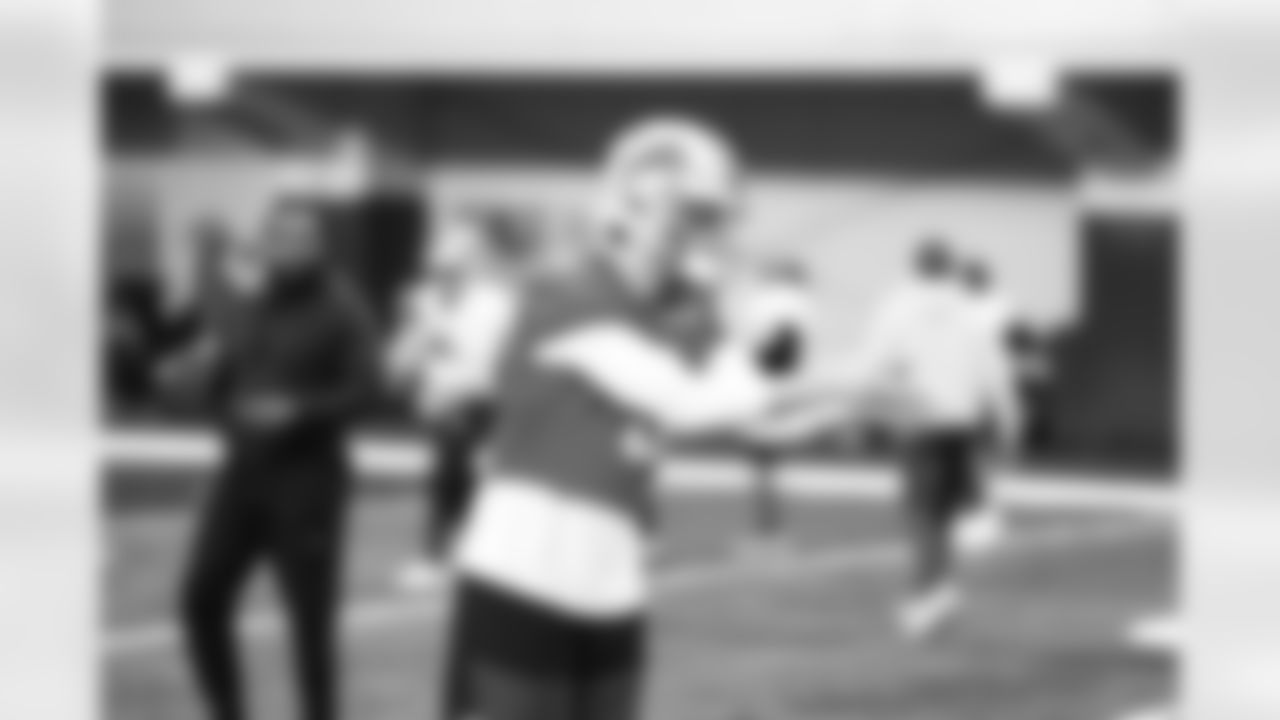 Detroit Lions punter Jack Fox (3) during practice at the Meijer Performance Center on Dec. 12, 2025 in Allen Park, Mich. (Jeff Nguyen/Detroit Lions)