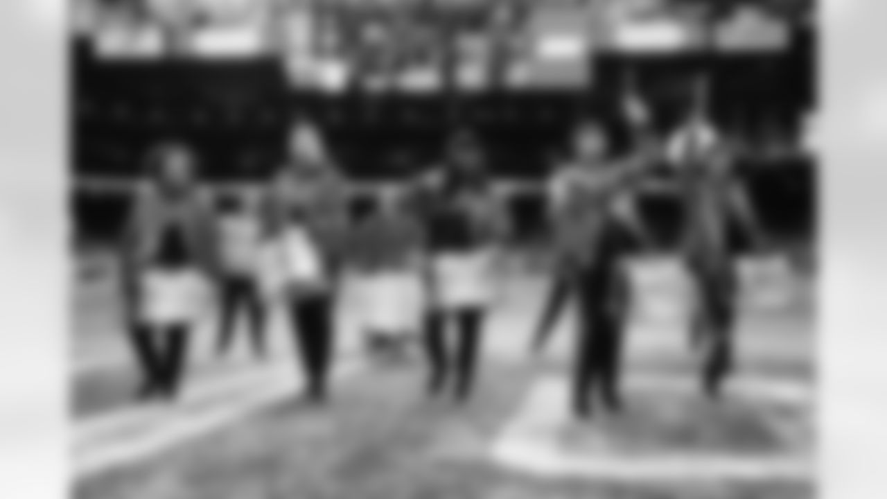 Detroit Lions Honolulu Boom performs during an NFL football game against the Green Bay Packers on Thursday, Nov. 27, 2025 in Detroit. (Mike Ferdinande/Detroit Lions)