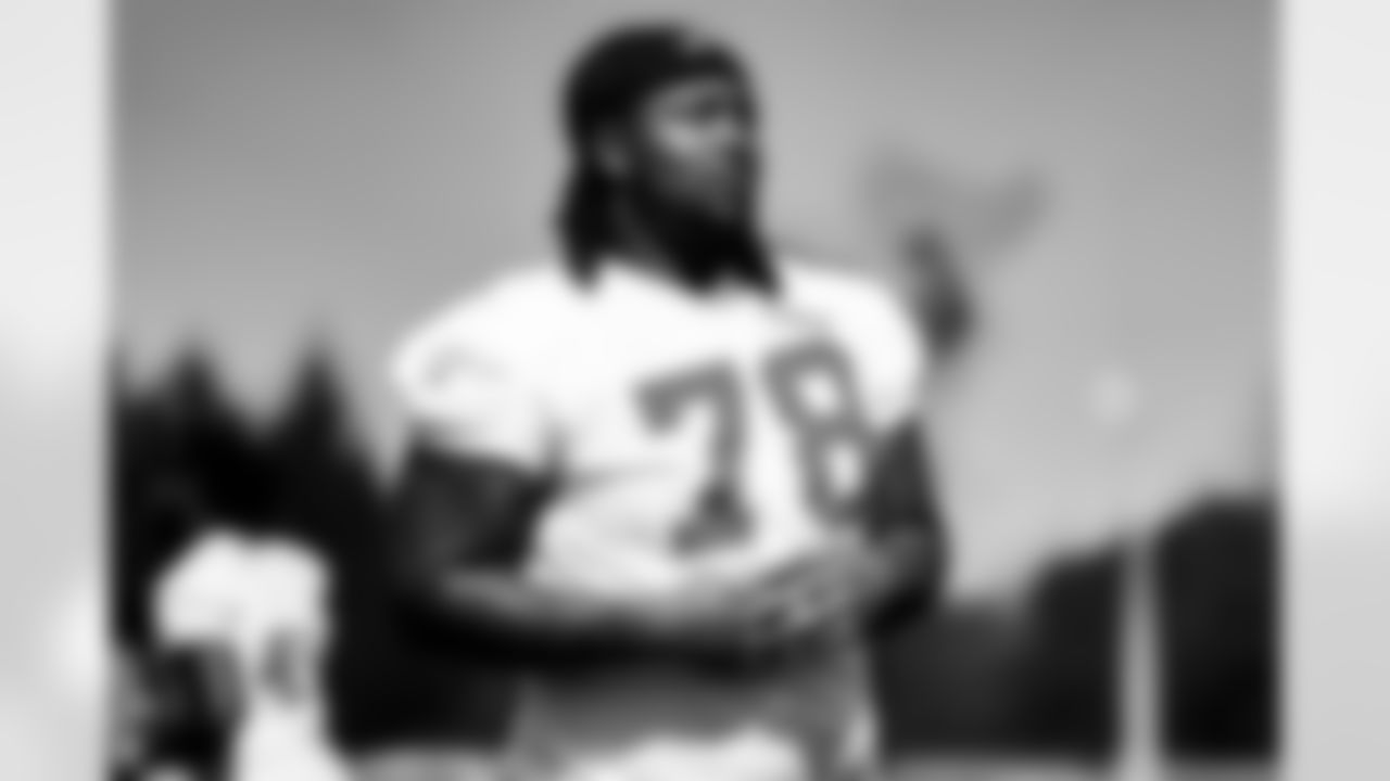 Detroit Lions defensive lineman Tyleik Williams during rookie minicamp at the Meijer Performance Center on May 10, 2025 in Allen Park, Mich. (Jeff Nguyen/Detroit Lions)