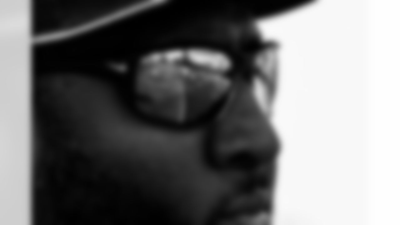 Detroit Lions defensive coordinator Kelvin Sheppard during offseason workouts at the Meijer Performance Center on May 15, 2025 in Allen Park, Mich. (Jeff Nguyen/Detroit Lions)
