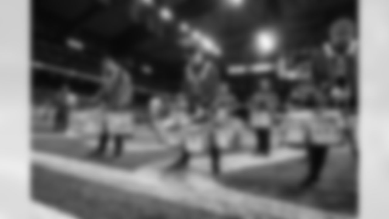 Detroit Lions Honolulu Boom performs during an NFL football game against the Pittsburgh Steelers on Sunday, Dec. 21, 2025 in Detroit. (Mike Ferdinande/Detroit Lions)