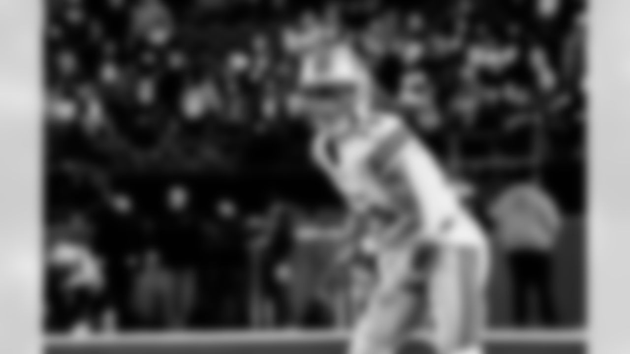 Detroit Lions wide receiver Amon-Ra St. Brown (14) during an NFL football game against the Philadelphia Eagles on Sunday, Nov. 16, 2025 in Philadelphia. (Jeff Nguyen/Detroit Lions via AP)