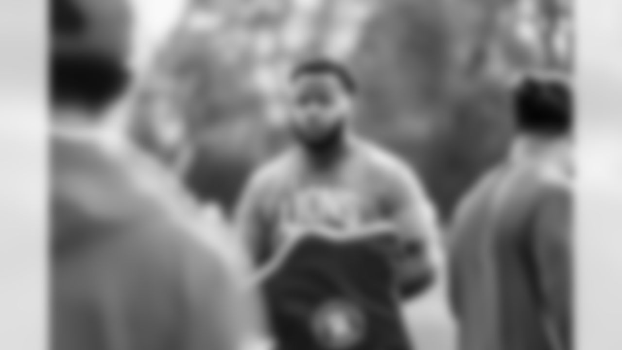 Detroit Lions offensive lineman Miles Frazier (71) during offseason workouts at the Meijer Performance Center on May 15, 2025 in Allen Park, Mich. (Jeff Nguyen/Detroit Lions)