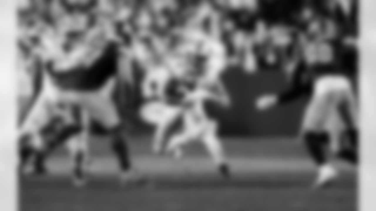 Detroit Lions running back David Montgomery (5) during an NFL football game against the Washington Commanders on Sunday, Nov. 9, 2025 in Landover, Md. (Jeff Nguyen/Detroit Lions via AP)