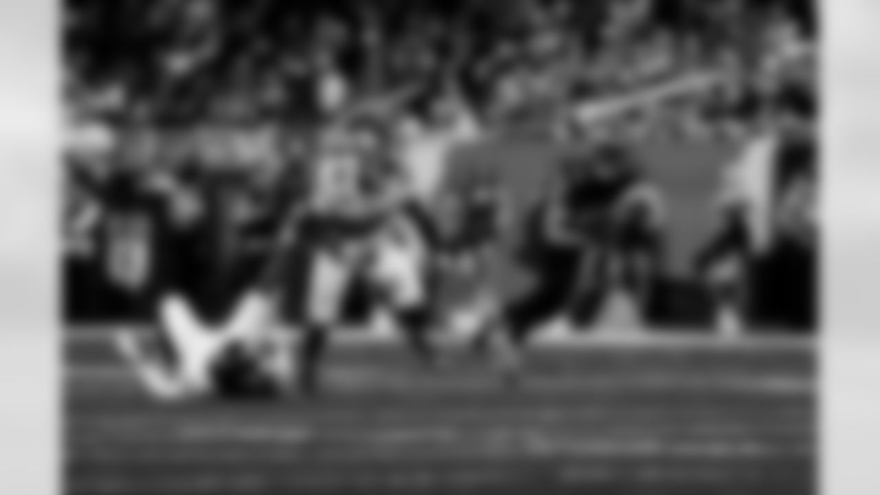 Detroit Lions wide receiver Amon-Ra St. Brown (14) during an NFL football game against the New York Giants on Sunday, Nov. 23, 2025 in Detroit. (Jeff Nguyen/Detroit Lions via AP)