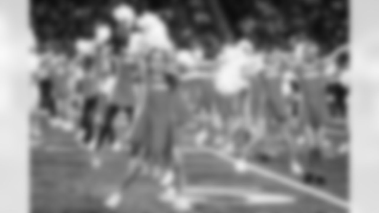 Junior Cheer participants perform at halftime during an NFL football game against the Pittsburgh Steelers on Sunday, Dec. 21, 2025 in Detroit. (Mike Ferdinande/Detroit Lions)