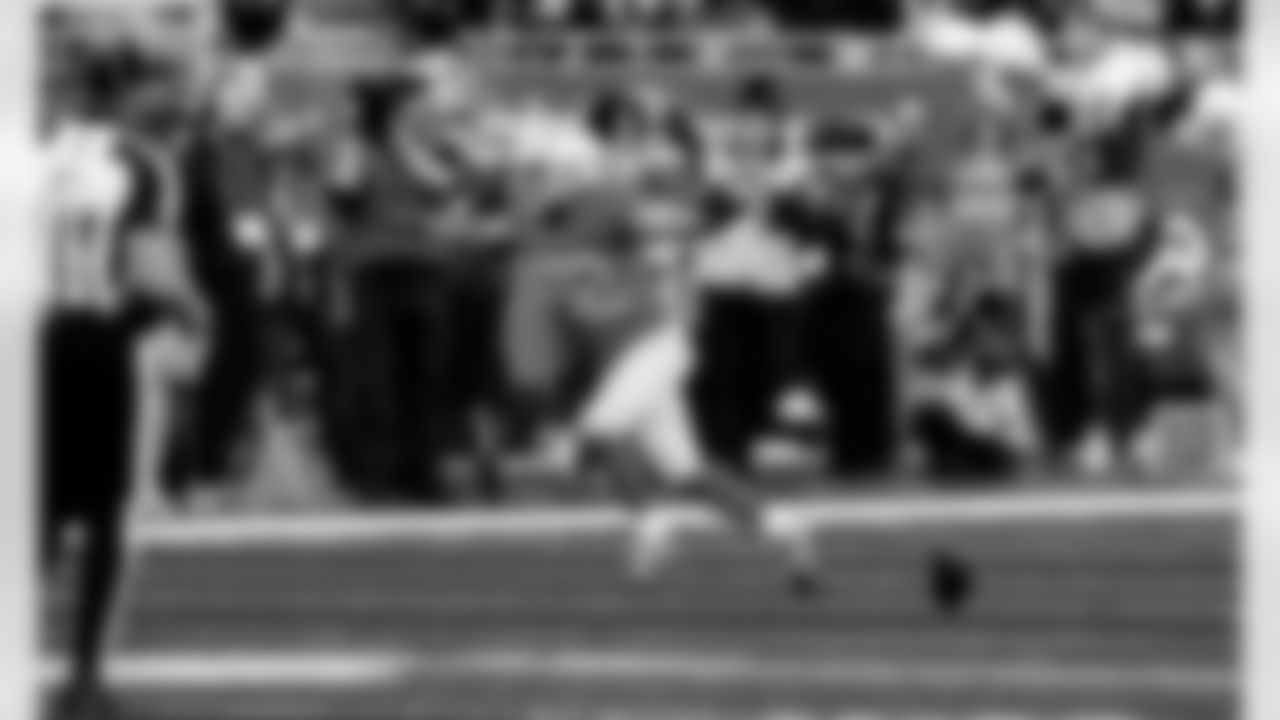 Detroit Lions defensive back Brian Branch (32) during an NFL football game against the Green Bay Packers on Thursday, Nov. 27, 2025 in Detroit. (Jeff Nguyen/Detroit Lions via AP)