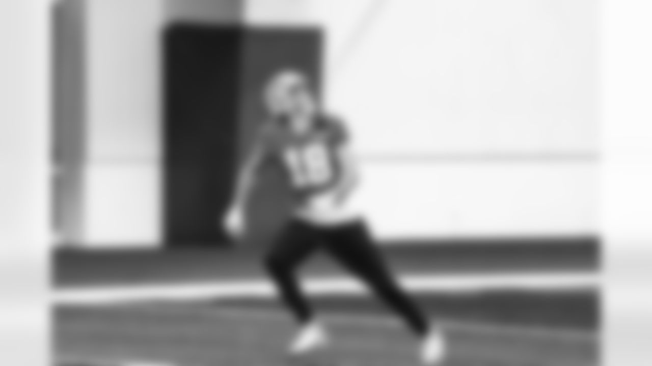 Detroit Lions wide receiver Isaac TeSlaa (18) during practice at the Meijer Performance Center on Oct. 31, 2025 in Allen Park, Mich. (Jeff Nguyen/Detroit Lions)