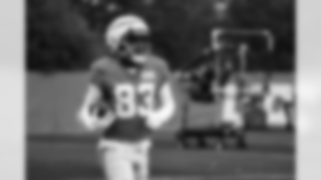 Detroit Lions wide receiver Jackson Meeks (83) during training camp at the Meijer Performance Center on Aug. 19, 2025 in Allen Park, Mich. (Jeff Nguyen/Detroit Lions)