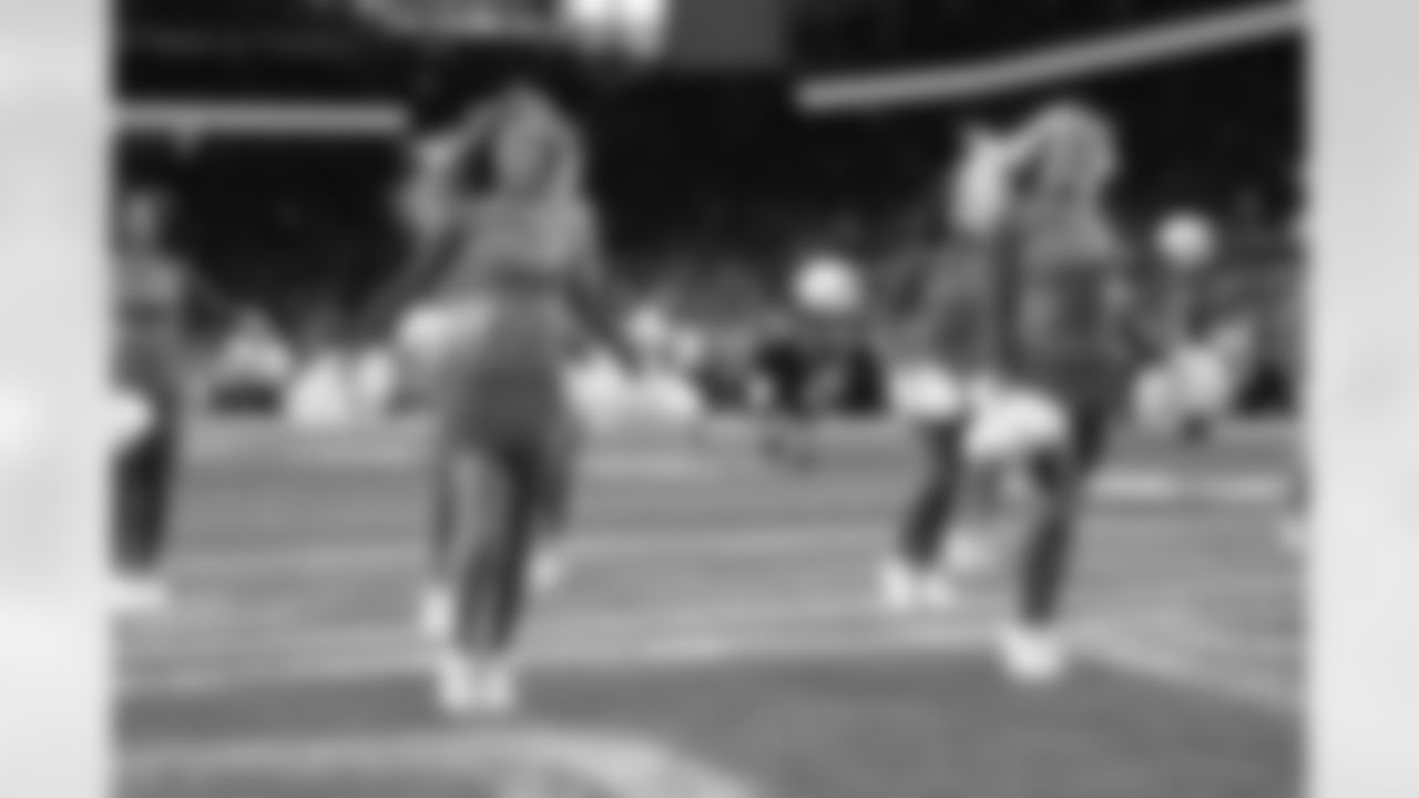 Detroit Lions Cheerleaders perform during an NFL football game against the Minnesota Vikings on Sunday, Nov. 2, 2025 in Detroit. (Mike Ferdinande/Detroit Lions)