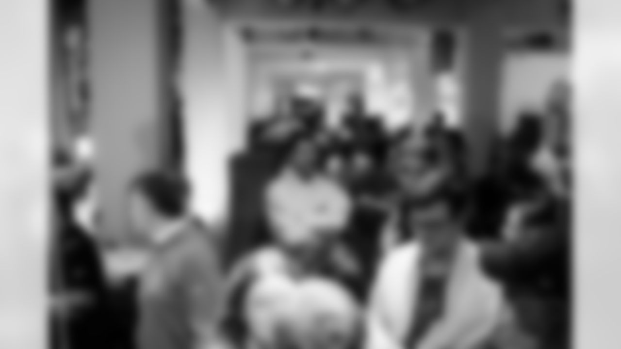 Fans attend a Thanksgiving game watch party on Thursday, Nov. 27, 2025 in Cologne, Germany. (Felix Lindenbeck/Detroit Lions via AP)