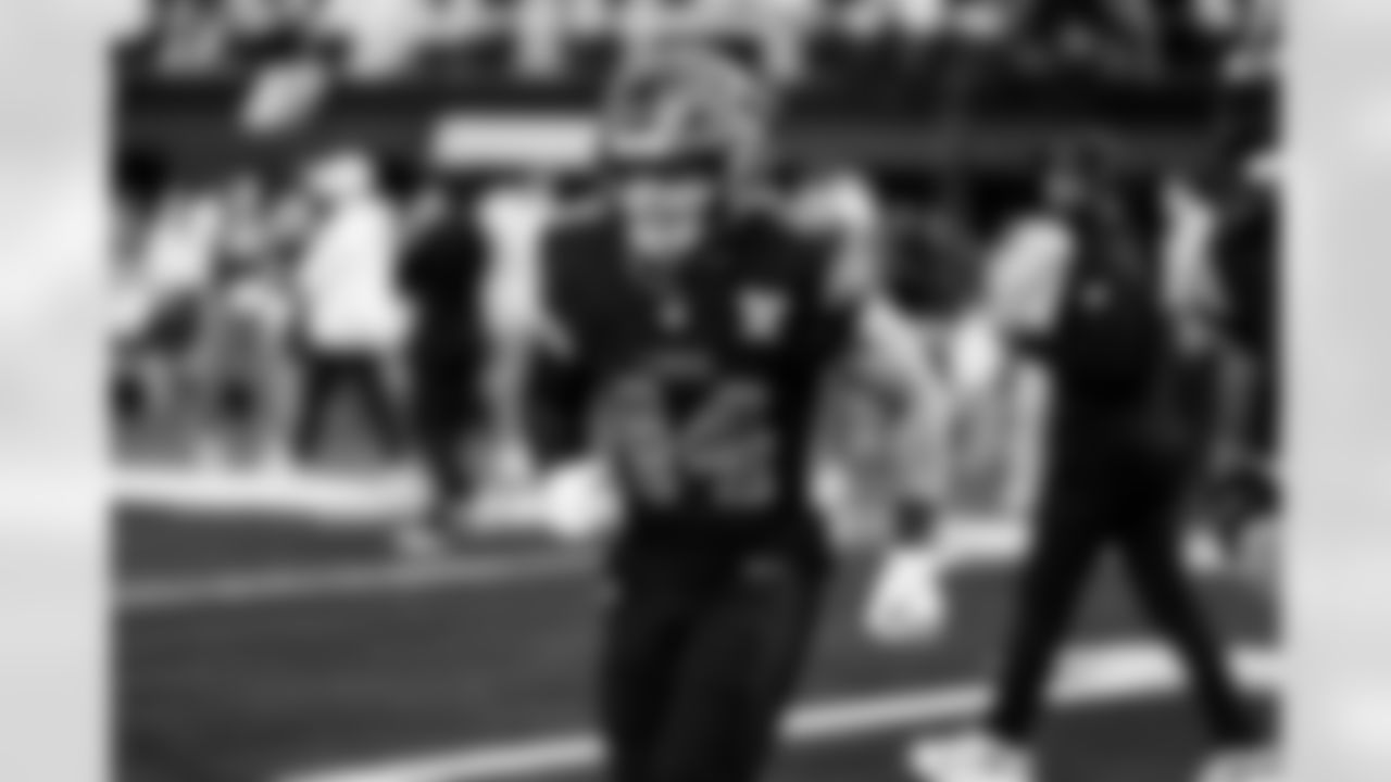 Detroit Lions linebacker Malcolm Rodriguez (44) before an NFL football game against the Minnesota Vikings on Thursday, Dec. 25, 2025 in Minneapolis. (Jeff Nguyen/Detroit Lions via AP)