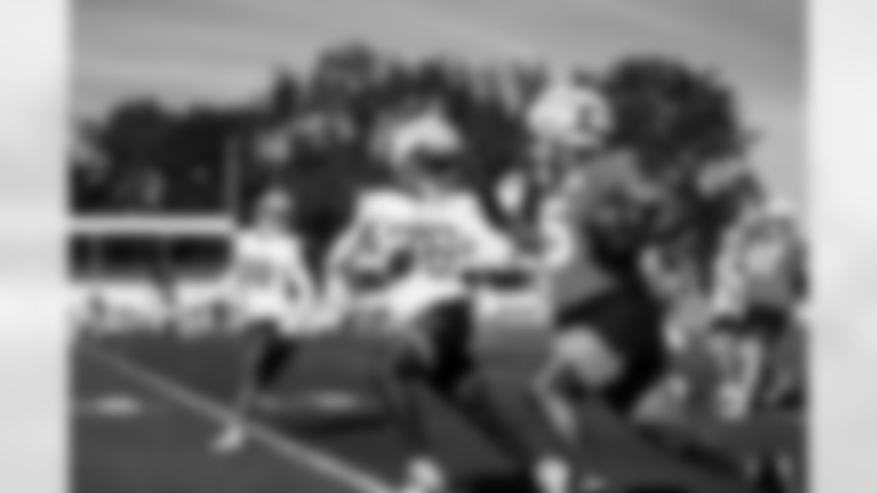 Detroit Lions running back David Montgomery (5) during training camp at the Meijer Performance Center on July 22, 2025 in Allen Park, Mich. (Jeff Nguyen/Detroit Lions)