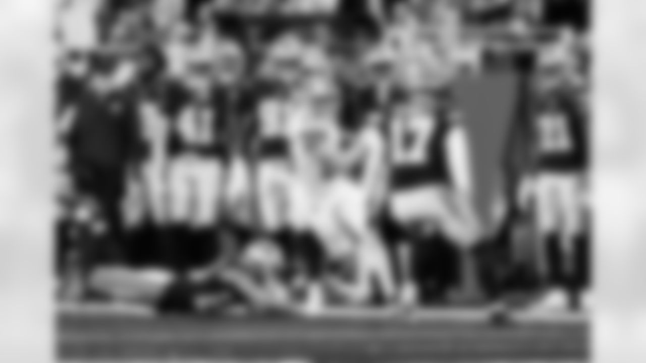 Detroit Lions wide receiver Tom Kennedy (85) during an NFL football game against the Dallas Cowboys on Thursday, Dec. 4, 2025 in Detroit. (Jeff Nguyen/Detroit Lions via AP)