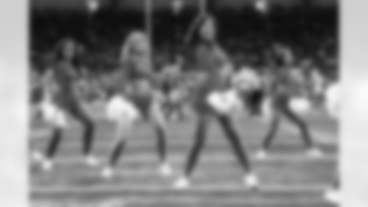 Detroit Lions Cheerleaders perform during an NFL football game against the Miami Dolphins on Saturday, Aug. 16, 2025 in Detroit. (Mike Ferdinande/Detroit Lions)