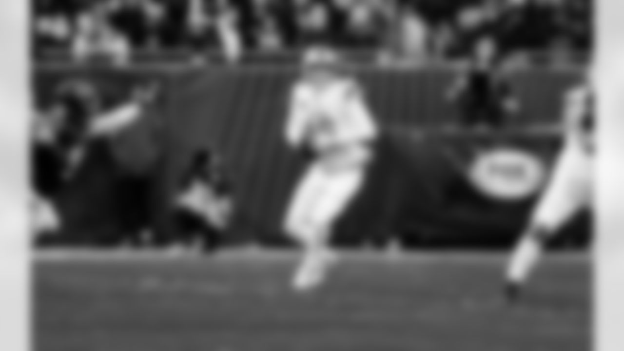Detroit Lions quarterback Jared Goff (16) during an NFL football game against the Chicago Bears on Sunday, Jan. 4, 2026 in Chicago. (Jeff Nguyen/Detroit Lions via AP)