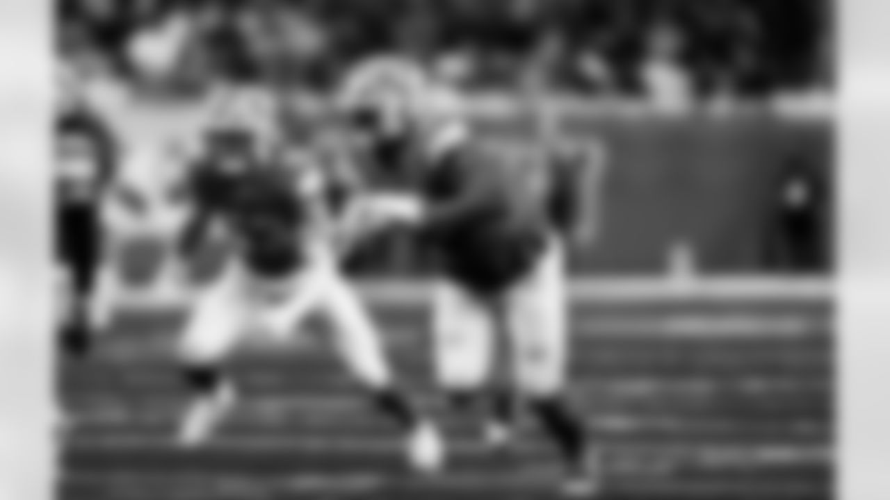 Detroit Lions defensive lineman Pat O'Connor (95) during an NFL football game against the Houston Texans on Saturday, Aug. 23, 2025 in Detroit. (Jeff Nguyen/Detroit Lions via AP)