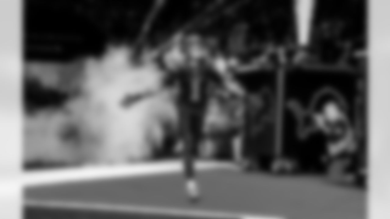 Detroit Lions wide receiver Jameson Williams (1) before to an NFL football game against the New York Giants on Sunday, Nov. 23, 2025 in Detroit. (Jeff Nguyen/Detroit Lions via AP)