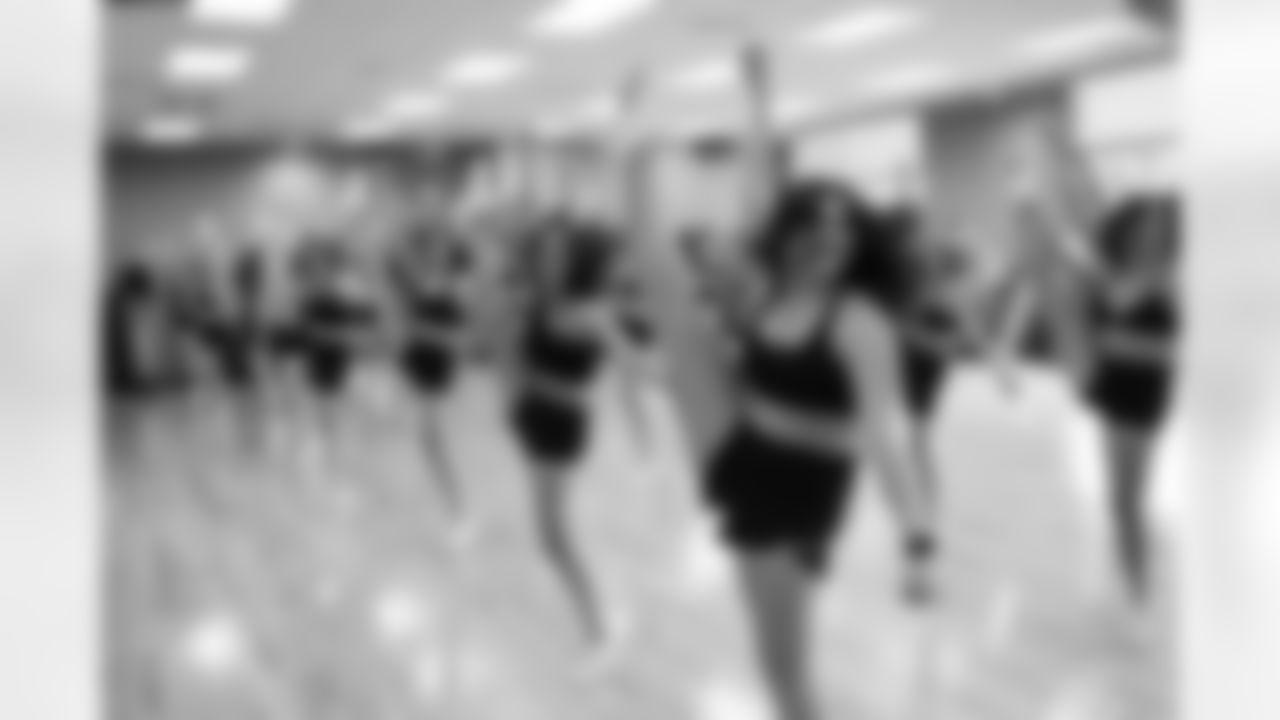 Contestants perform during the Detroit Lions Cheerleaders final look auditions at Lifetime Fitness on May 12, 2025 in Bloomfield Hills, Mich. (Mike Ferdinande/Detroit Lions)